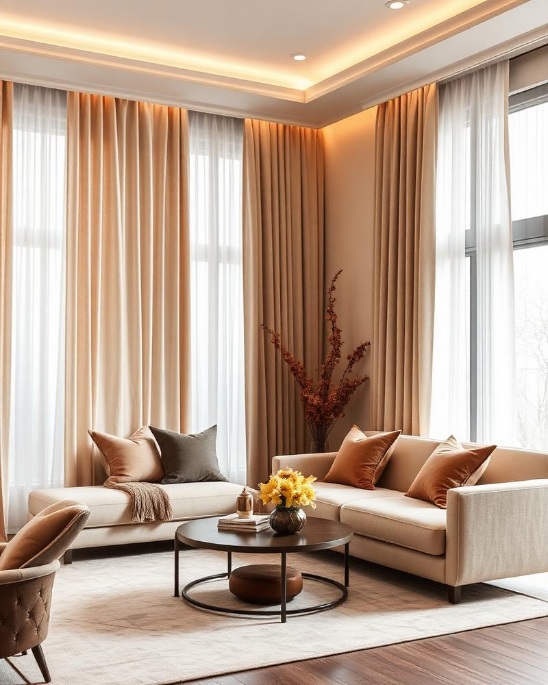 Cortinas para sala